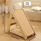 GRIFFOIR D'ESCALADE EN BOIS ET SISAL