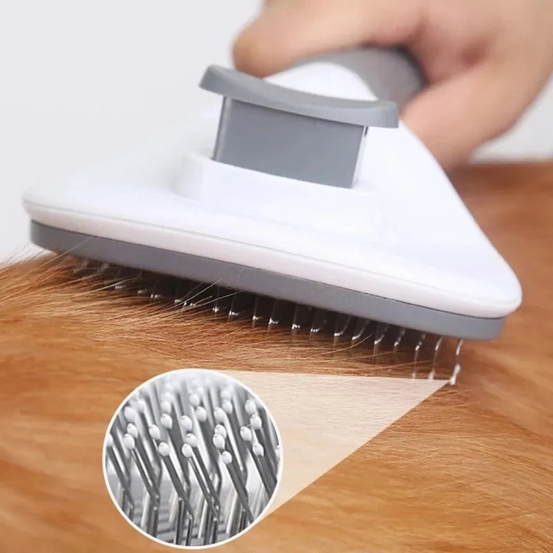BROSSE AUTONETTOYANTE POUR ANIMAUX – TOILETTAGE FACILE & SANS EFFORT