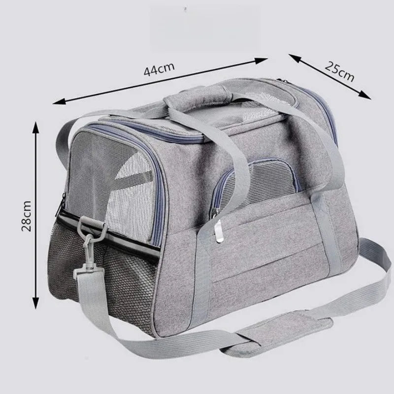 SAC DE TRANSPORT PLIABLE POUR ANIMAUX – CONFORT & MOBILITÉ PARTOUT