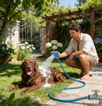 BROSSE DE DOUCHE 2 EN 1 POUR ANIMAUX – LAVAGE, MASSAGE & TOILETTAGE FACILITÉ