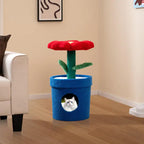 ARBRE À CHAT FLEUR AVEC NICHE EN FORME DE POT
