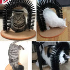 ARCHE DE TOILETTAGE POUR CHAT – MASSAGE, GRIFFADES & ANTI-ENNUI