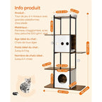 Monarch – L’arbre à chat premium au confort royal 165 cm