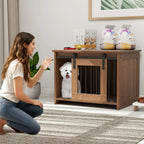 CAGE POUR CHIEN EN BOIS – DESIGN MODERNE & CONFORT QUOTIDIEN