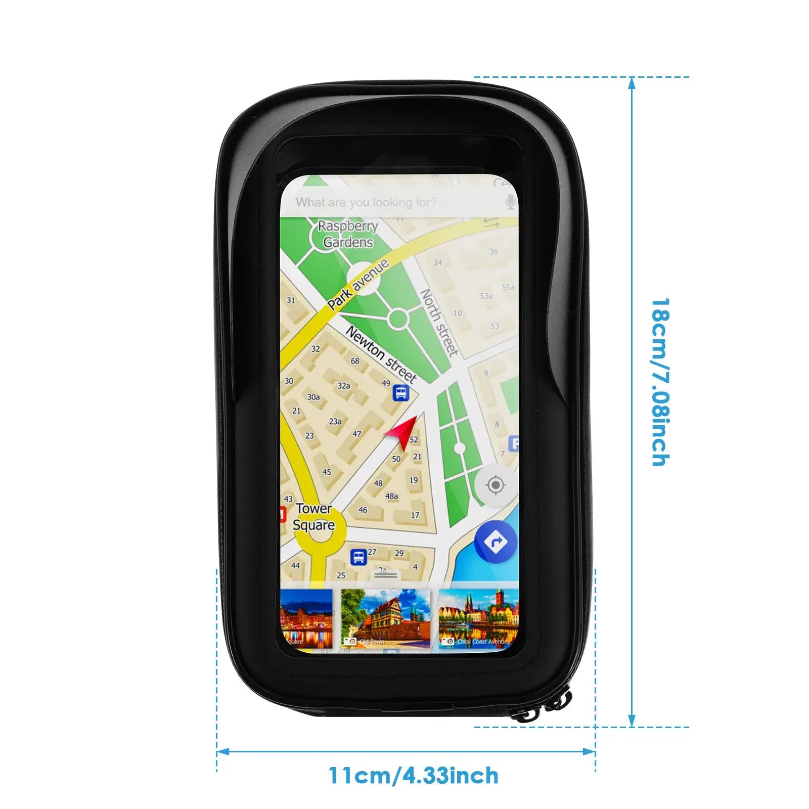 SUPPORT TÉLÉPHONE VÉLO ENTIÈREMENT ÉTANCHE – ROTATION 360° & TACTILE