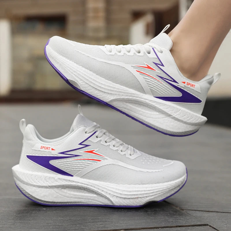 CHAUSSURES DE RUNNING SUR ROUTE A PLAQUE CARBONE (UNE PAIRE DE SEMELLE CONFORT OFFERTE) – VITESSE, CONFORT & PERFORMANCE