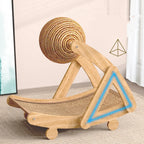 CANAPÉ GRIFFOIR 3 EN 1 EN BOIS POUR CHAT