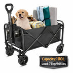 CHARIOT PLIABLE 100L – TRANSPORT FACILE & CAPACITÉ MAXIMALE
