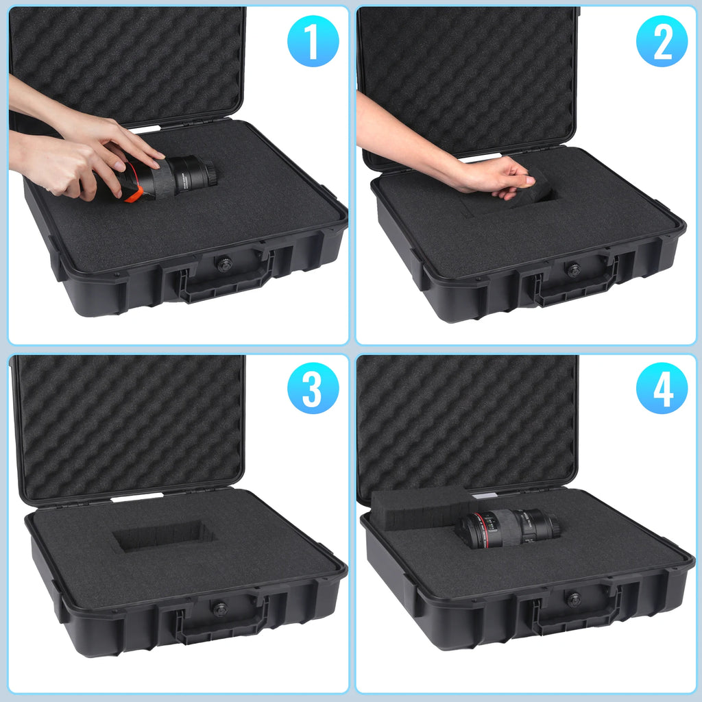 MALLETTE DE PROTECTION ÉTANCHE – SÉCURITÉ, ORGANISATION & TRANSPORT