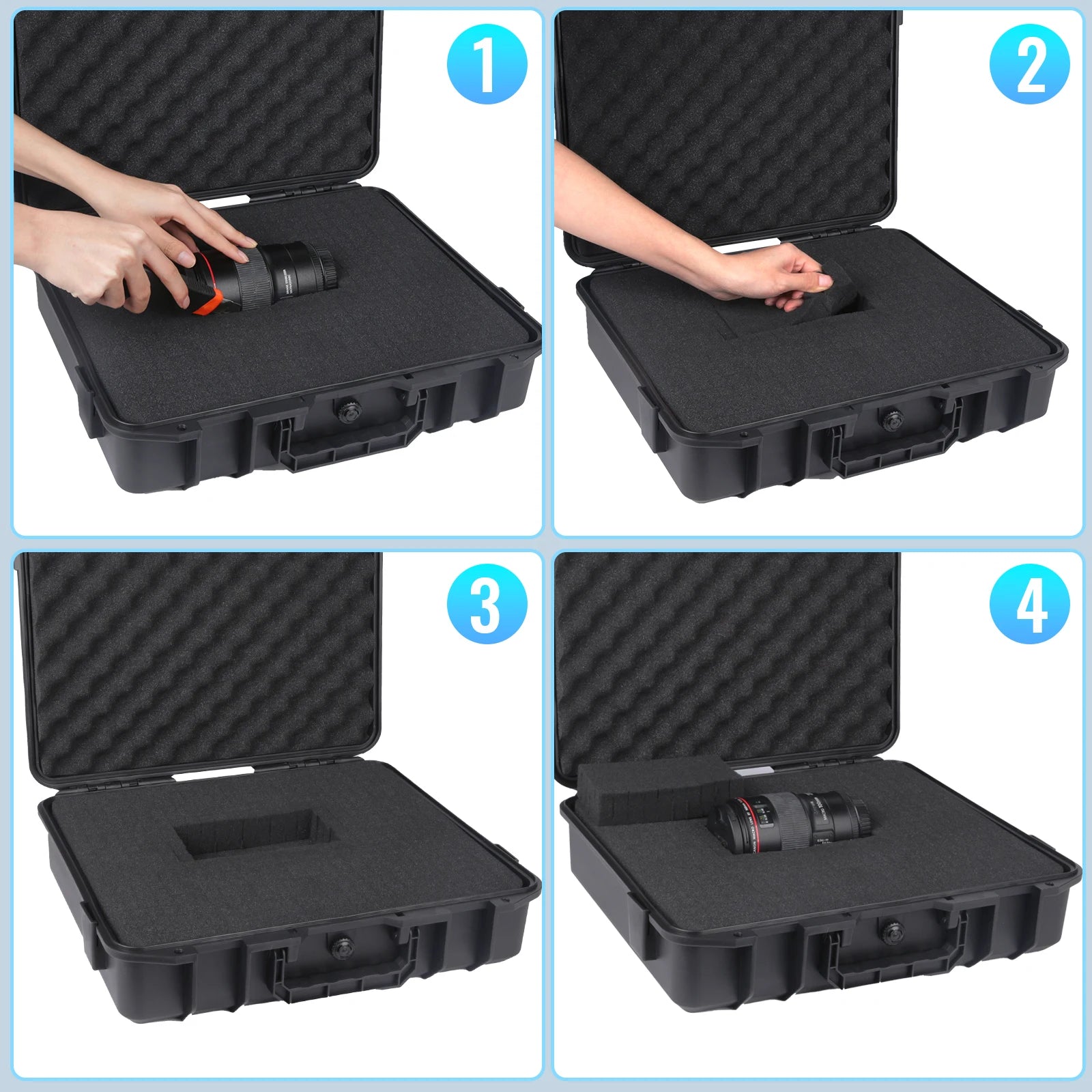 MALLETTE DE PROTECTION ÉTANCHE – SÉCURITÉ, ORGANISATION & TRANSPORT