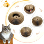 JEU ET GRIFFOIR INTERACTIF AVEC BALLE INTÉGRÉE –  FINI LES GRIFFADES SUR VOTRE CANAPÉ