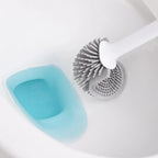 BROSSE WC FLEXIBLE EN SILICONE MURALE – HYGIÈNE PARFAITE & NETTOYAGE SANS EFFORT