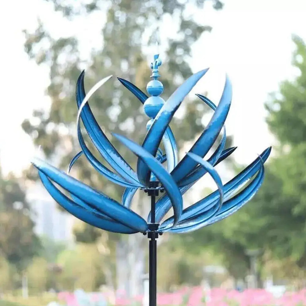 MOULIN À VENT 3D EN MÉTAL – DÉCORATION EXTÉRIEURE ÉLÉGANTE