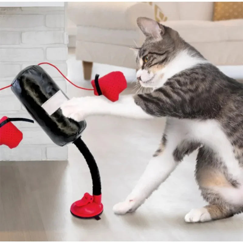SAC DE FRAPPE INTERACTIF POUR CHAT