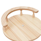 CosmoPrestige – L’arbre à chat design en bois, sûr et ultra résistant 132 cm
