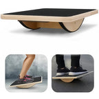 PLANCHE D’ÉQUILIBRE EN BOIS – STABILITÉ, GAINAGE & RENFORCEMENT
