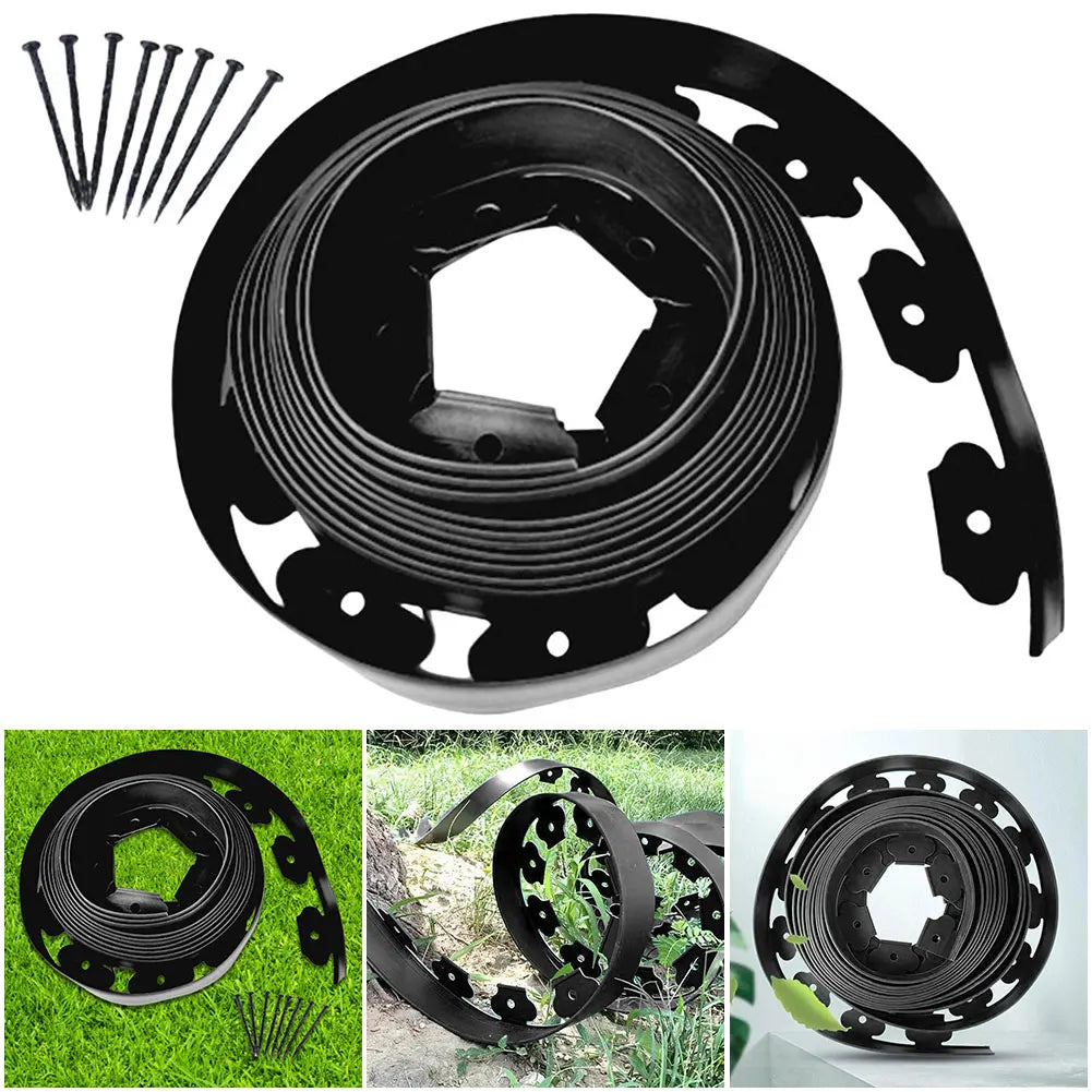 BORDURE DE JARDIN FLEXIBLE 10M – STRUCTUREZ VOTRE EXTÉRIEUR EN QUELQUES MINUTES