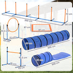 KIT PARCOURS AGILITÉ CHIEN 11 PIÈCES – JEU, ÉDUCATION & DÉPENSE ÉNERGÉTIQUE