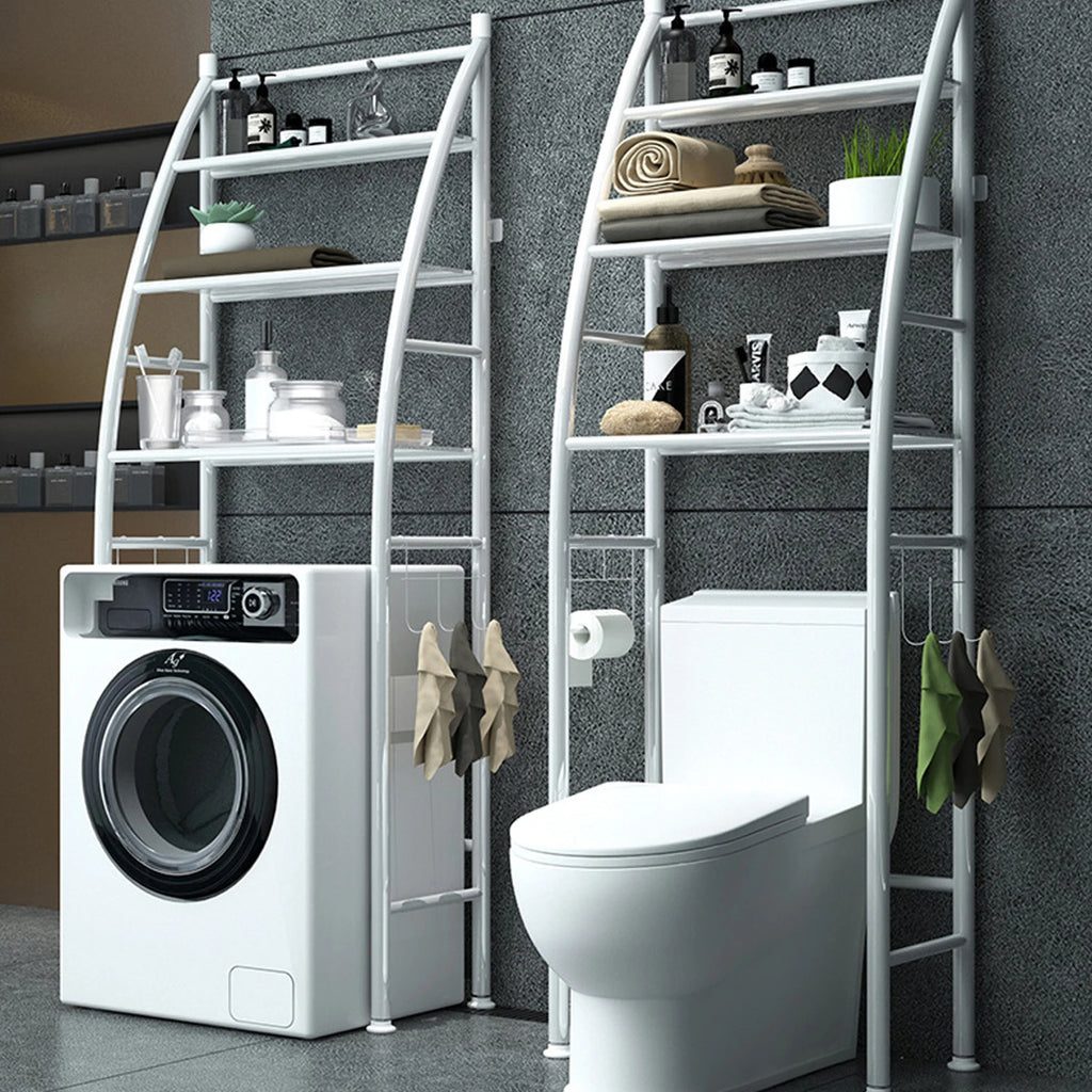 ÉTAGÈRE RANGEMENT WC 3 NIVEAUX – GAIN DE PLACE & ORGANISATION INTELLIGENTE
