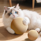 Grande balle en sisal pour chat – jouet interactif à gratter, mâcher & stimuler