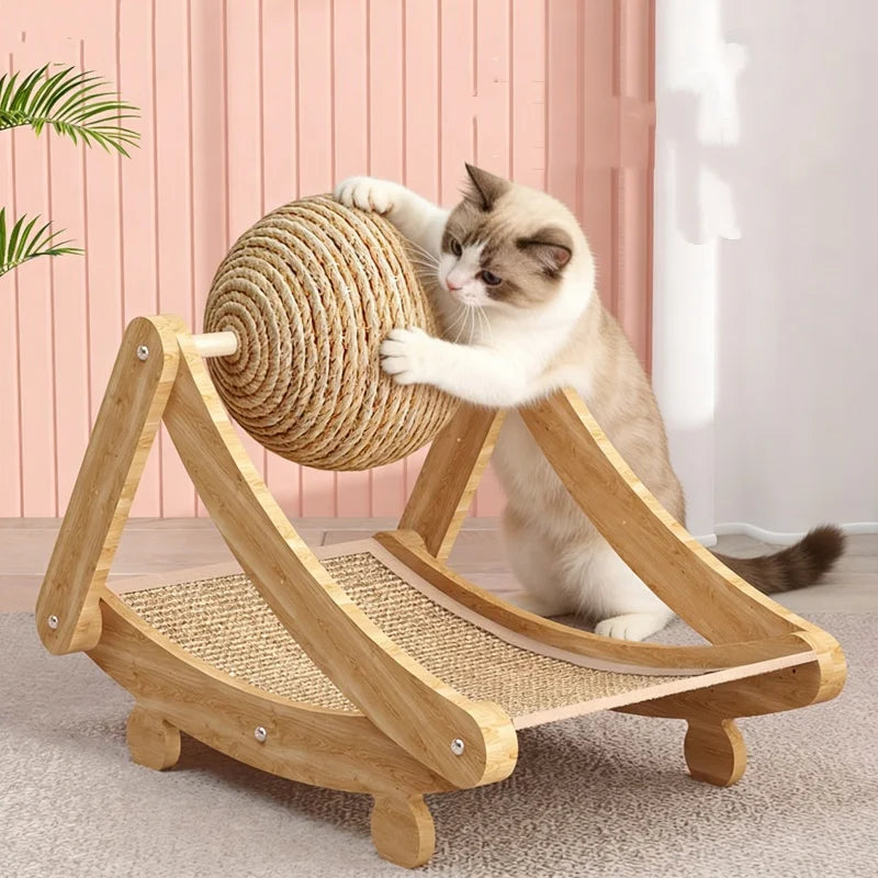 CANAPÉ GRIFFOIR 3 EN 1 EN BOIS POUR CHAT