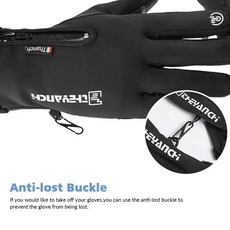 GANTS D’HIVER IMPERMÉABLES – CHALEUR, ADHÉRENCE & ÉCRAN TACTILE