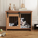 CAGE POUR CHIEN EN BOIS – DESIGN MODERNE & CONFORT QUOTIDIEN