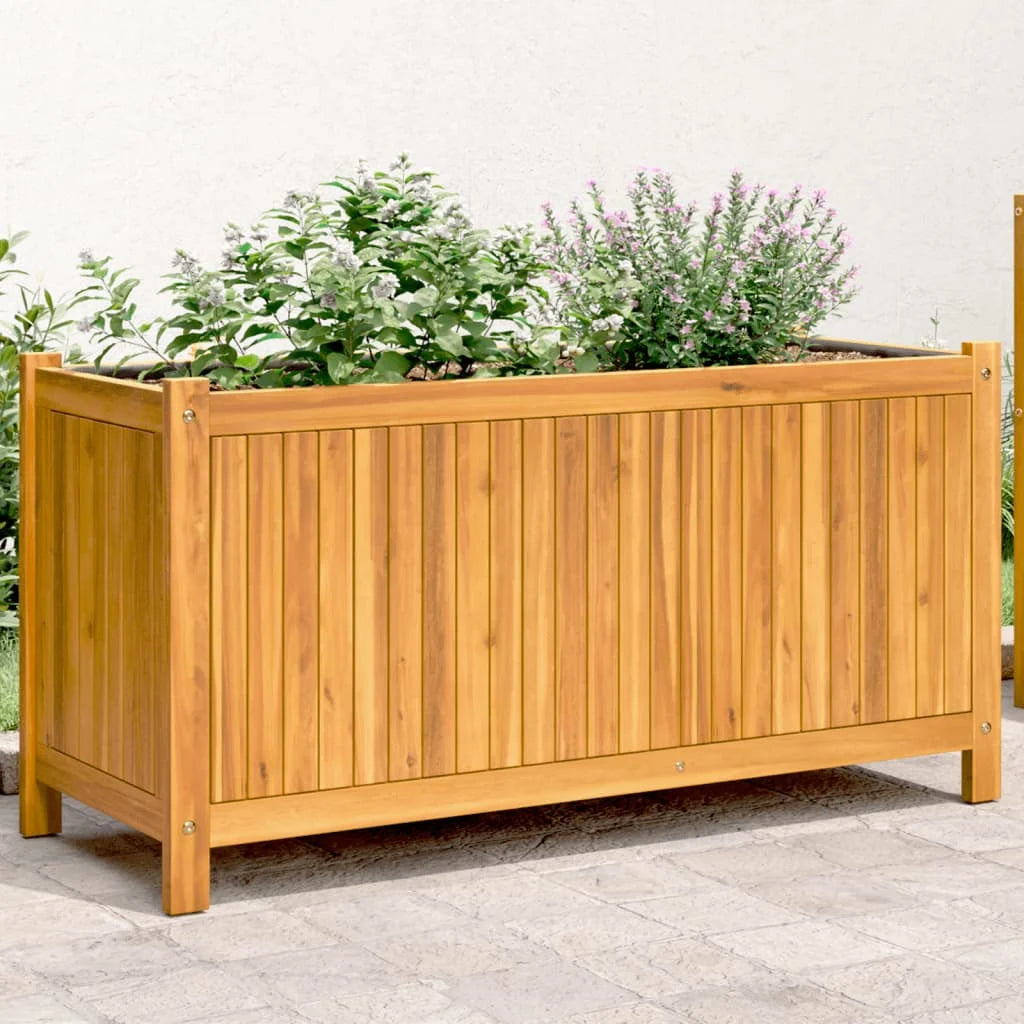 JARDINIÈRE EN BOIS D’ACACIA – ÉLÉGANCE NATURELLE & CULTURE EXTÉRIEURE