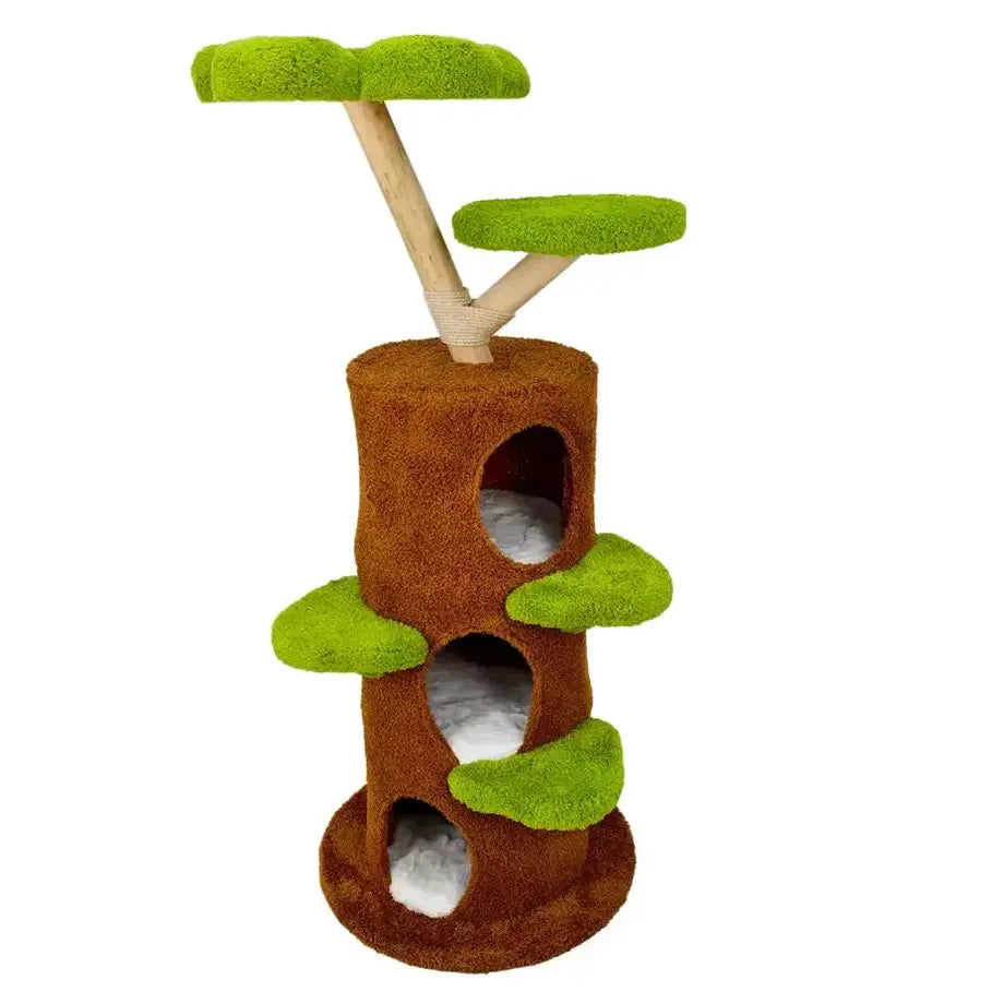 Floréa canopy – Arbre à chat design végétal en bois massif 148 cm