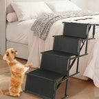 ESCALIER PLIABLE POUR CHIEN – ACCÈS FACILE & SÉCURITÉ EN VOITURE