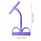 ÉLASTIQUE PÉDALIER 6 TUBES – ABDOS, JAMBES & FITNESS COMPLET