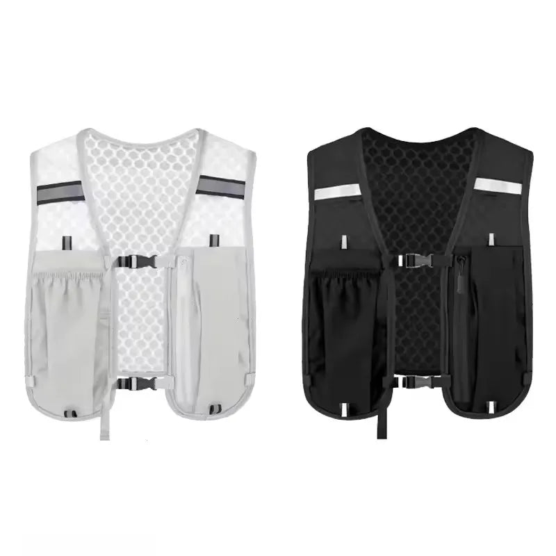GILET D’HYDRATATION SPORT – LÉGER, RESPIRANT & ULTRA PRATIQUE