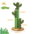 GRAND GRIFFOIR CACTUS À 3 POTEAUX EN SISAL