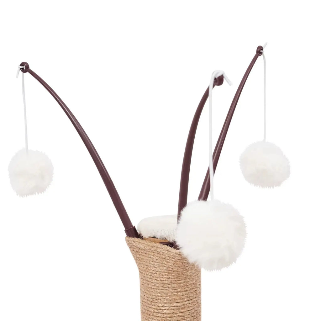 CosmoPrestige – L’arbre à chat design en bois, sûr et ultra résistant 132 cm