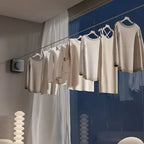 CORDE À LINGE RÉTRACTABLE – SÉCHAGE DISCRET & GAIN DE PLACE