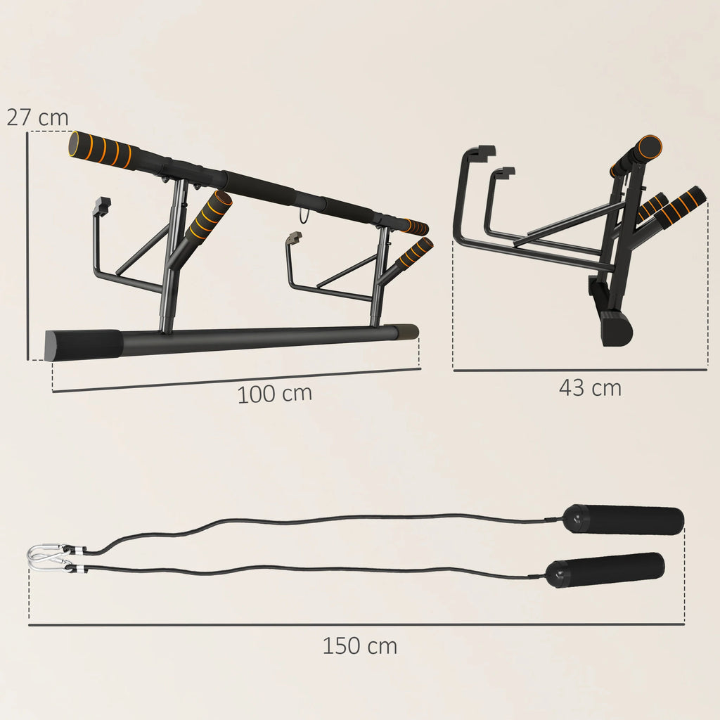 STATION DE TRACTION MULTIFONCTION – MUSCULATION COMPLÈTE & HOME GYM