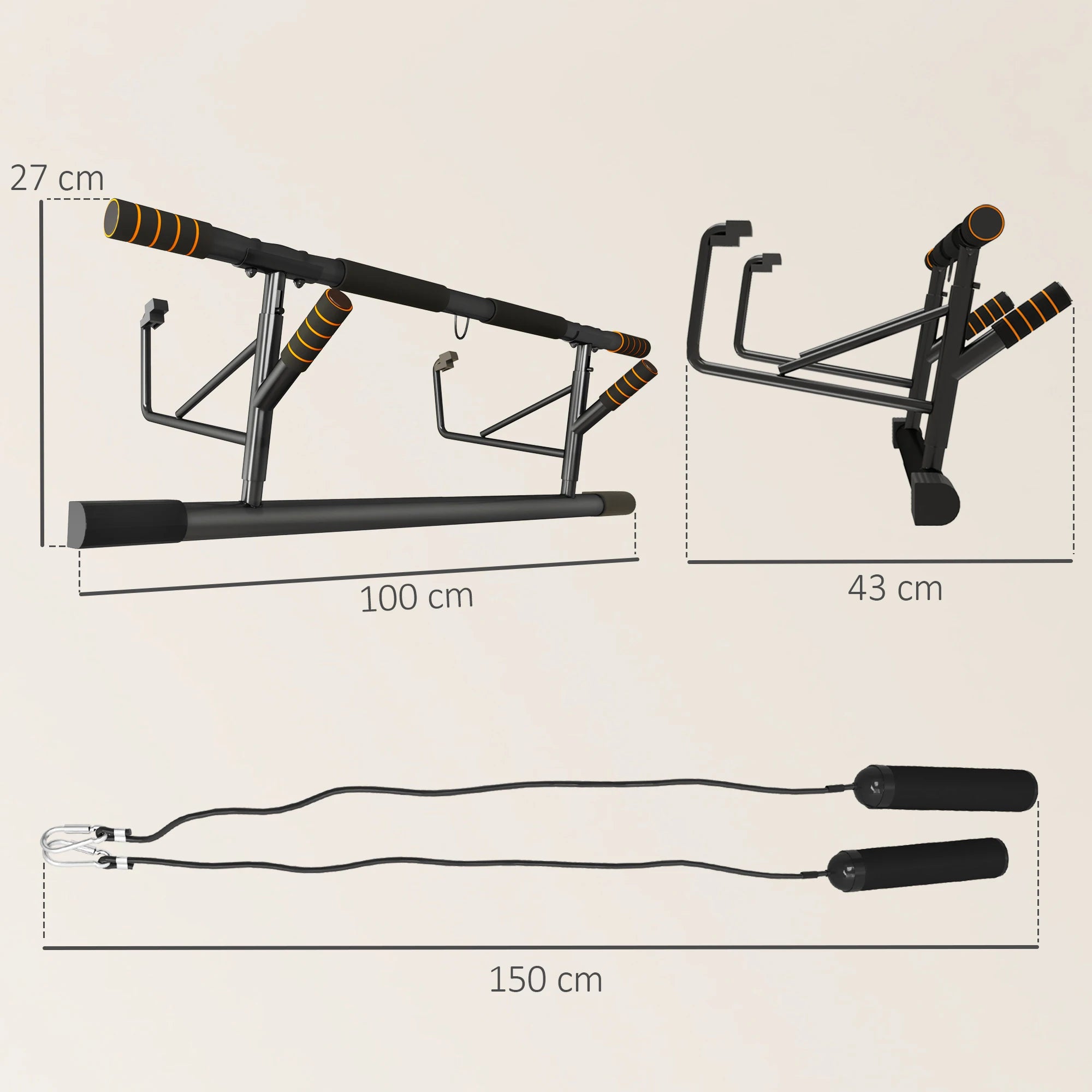 STATION DE TRACTION MULTIFONCTION – MUSCULATION COMPLÈTE & HOME GYM