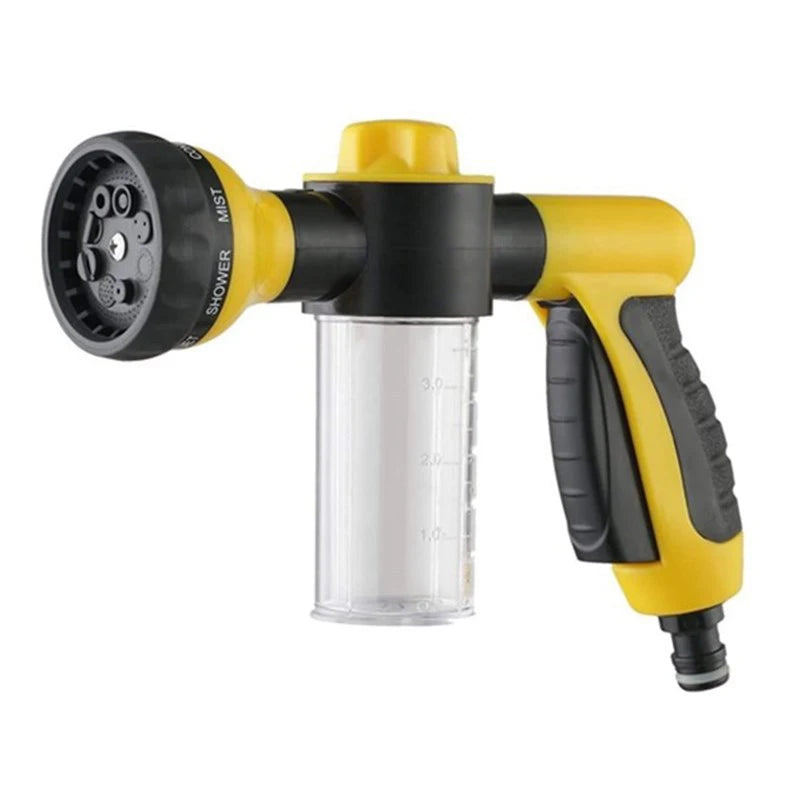 PISTOLET JET PUISSANT À MOUSSE 8 EN 1 – NETTOYAGE PUISSANT & POLYVALENCE