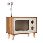 ARBRE À CHAT RÉTRO TÉLÉVISION