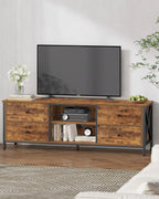 Meuble TV industriel robuste & fonctionnel en bois et métal