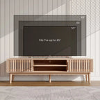 Meuble TV en bois  fonctionnel avec rangements
