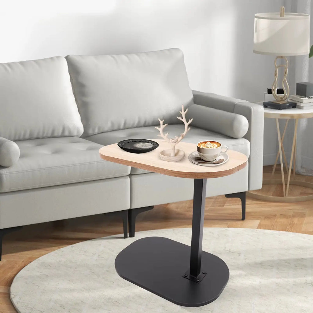 Table d’appoint relevable en C moderne et multifonction