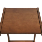 Table d’Appoint en Forme C avec Roulettes
