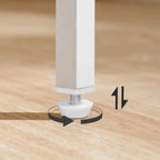 Table d’appoint Compacte avec Structure Métal, Idéale Couloir et Petits Espaces