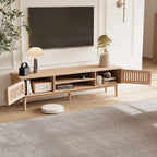 Meuble TV en bois  fonctionnel avec rangements