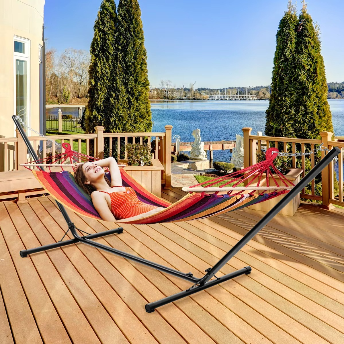 SUPPORT HAMAC PORTABLE RELAX FRAME – DÉTENTE IMMÉDIATE