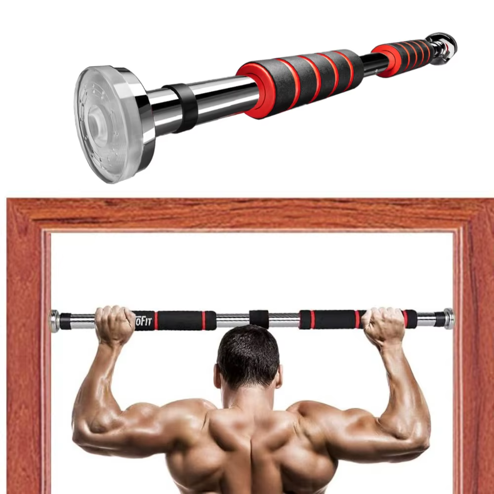 BARRE DE TRACTION DE PORTE PULLUP BAR  – MUSCULATION COMPLÈTE CHEZ TOI