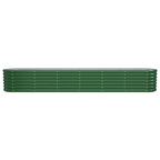 JARDINIÈRE SURÉLEVÉE DESIGN EN ACIER GALVANISÉ, 260 X 40 X 36 CM – POTAGER PREMIUM