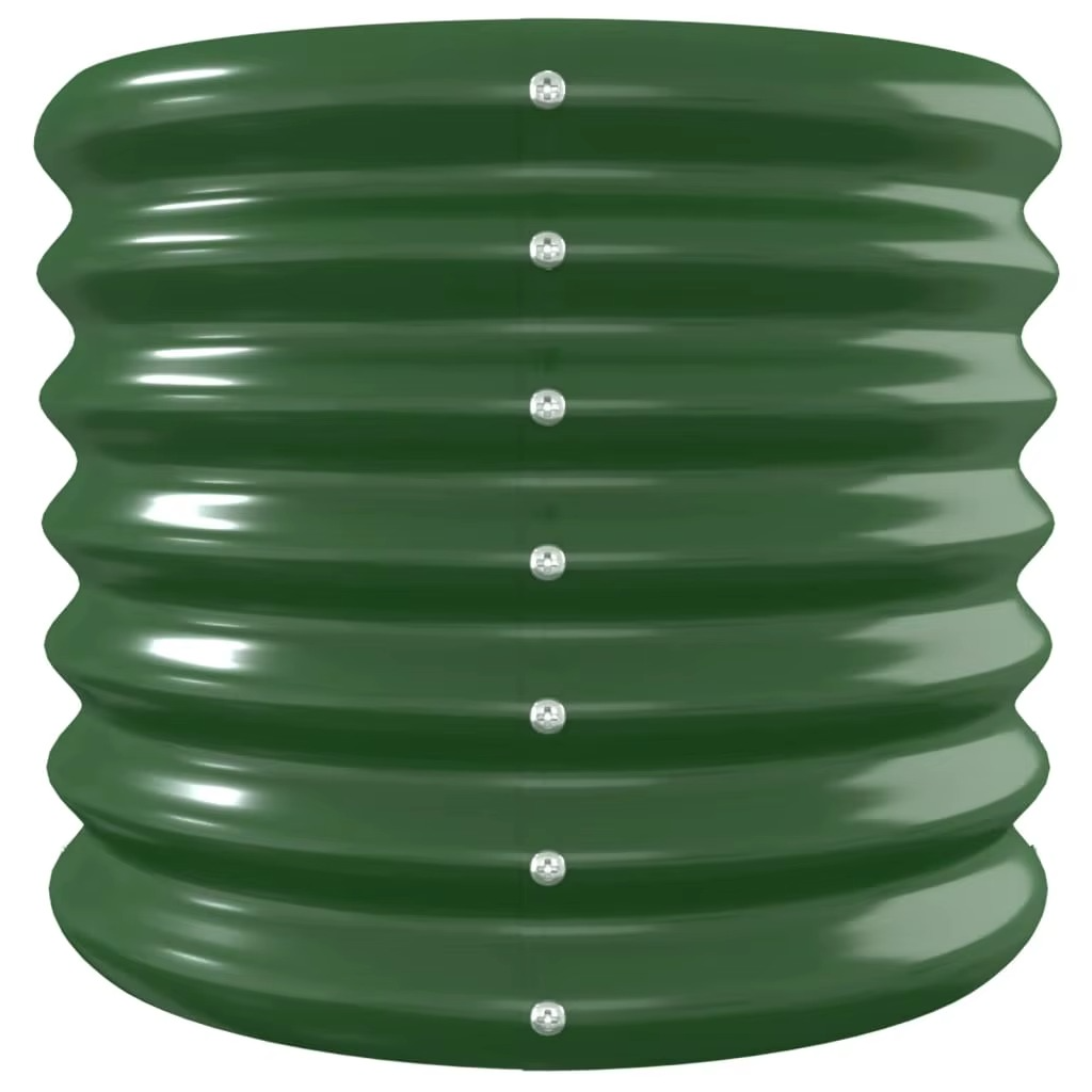 JARDINIÈRE SURÉLEVÉE DESIGN EN ACIER GALVANISÉ, 260 X 40 X 36 CM – POTAGER PREMIUM